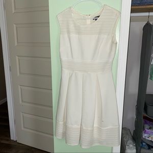 White graduation dress